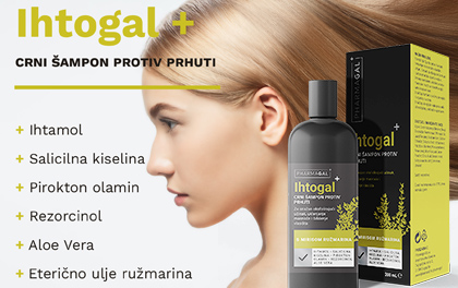 Ihtogal - crni šampon protiv prhuti